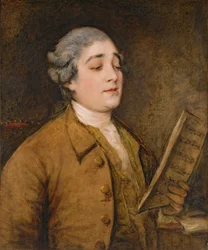 Portrait of Giusto Ferdinando Tenducci, Castrato Singer and Composer